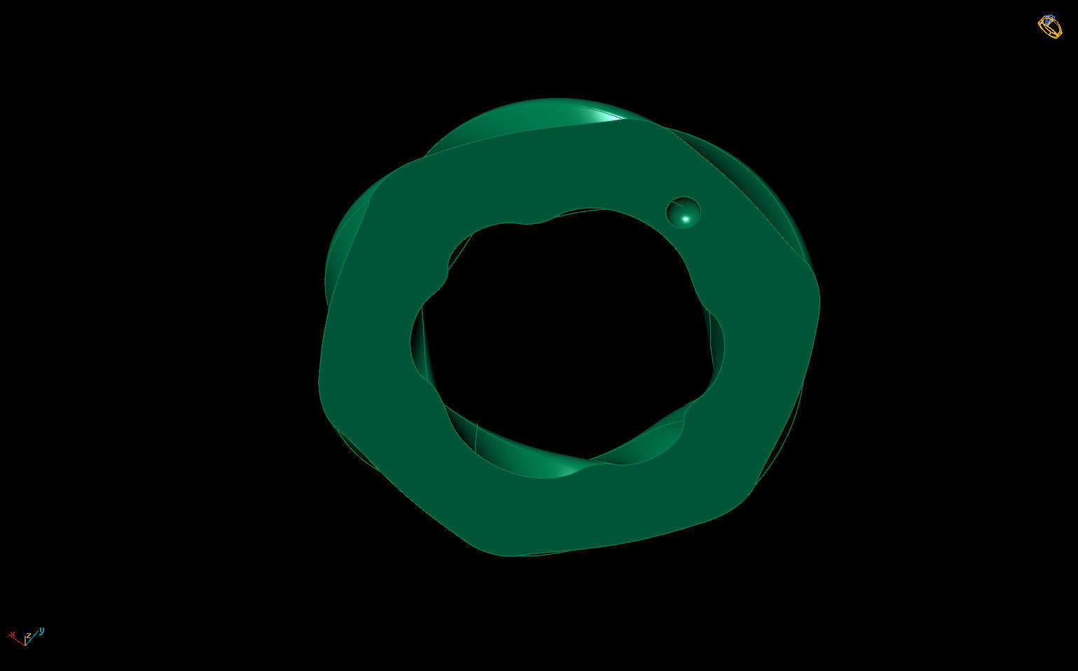 Jewelry Spiralle Earring Printable model 3D print model_3