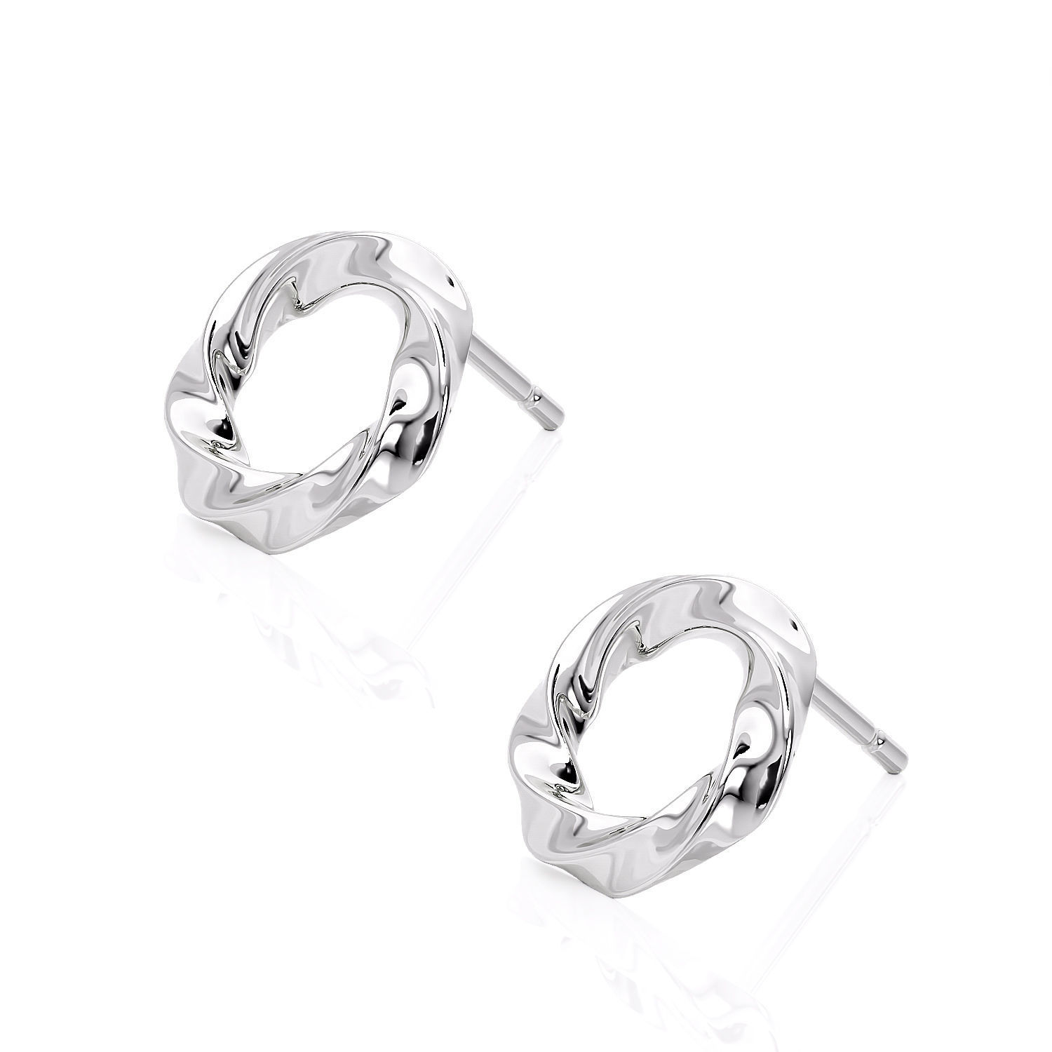 Jewelry Spiralle Earring Printable model 3D print model_9