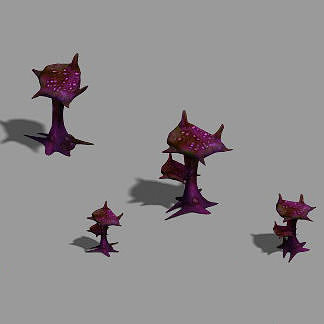 Magic territory - flower 3D model