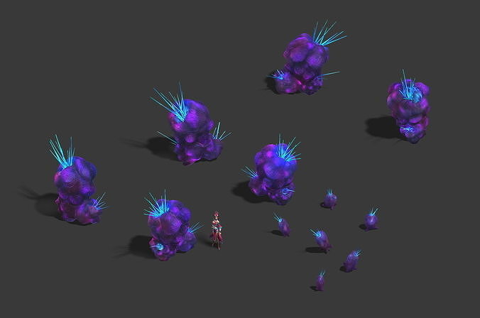 Magic territory - plant 3D model