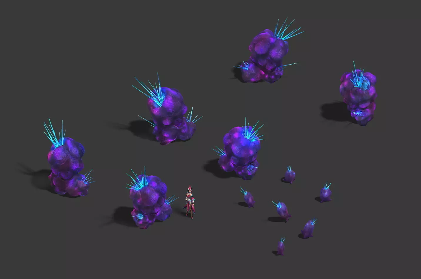 Magic territory - plant 3D model_0