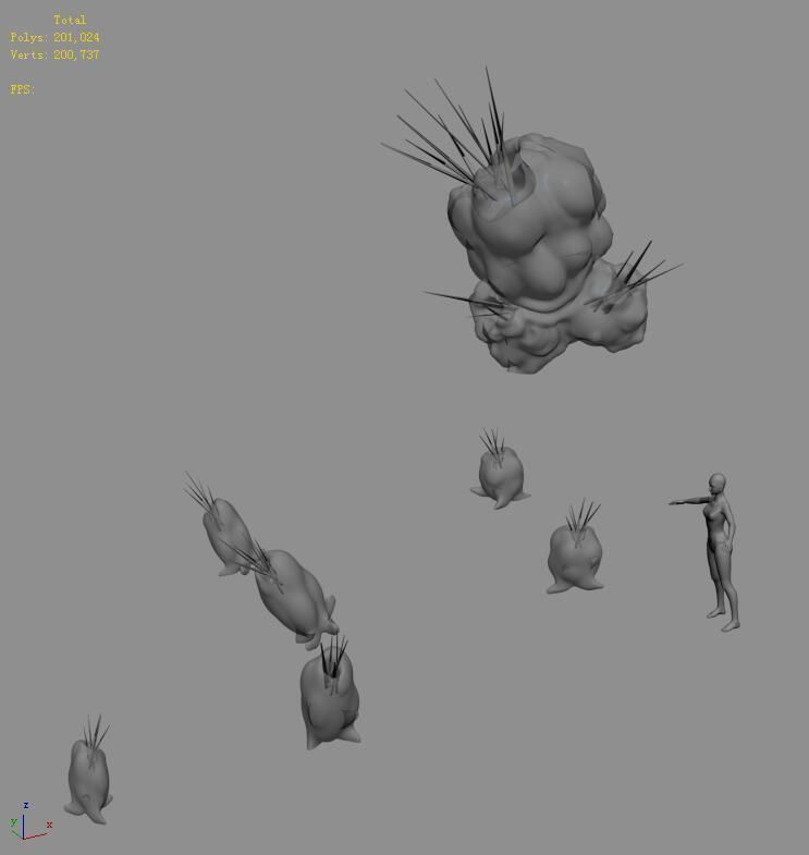 Magic territory - plant 3D model_1