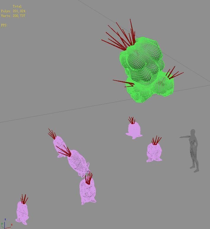 Magic territory - plant 3D model_2