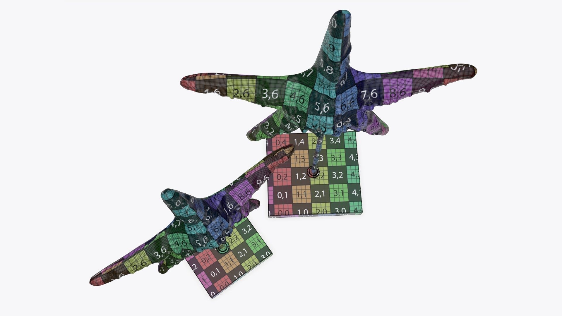 Sea star sculpture 3D model_14