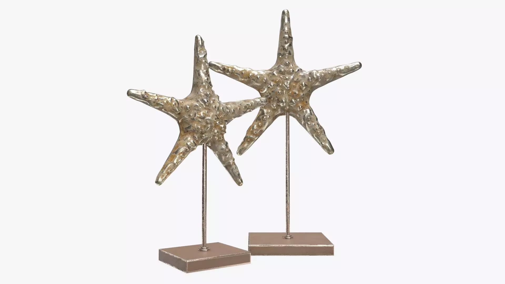 Sea star sculpture 3D model_0