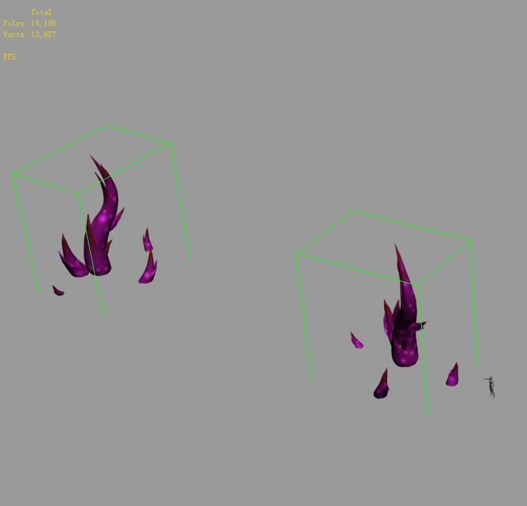 Magic territory - plant 02 3D model_2