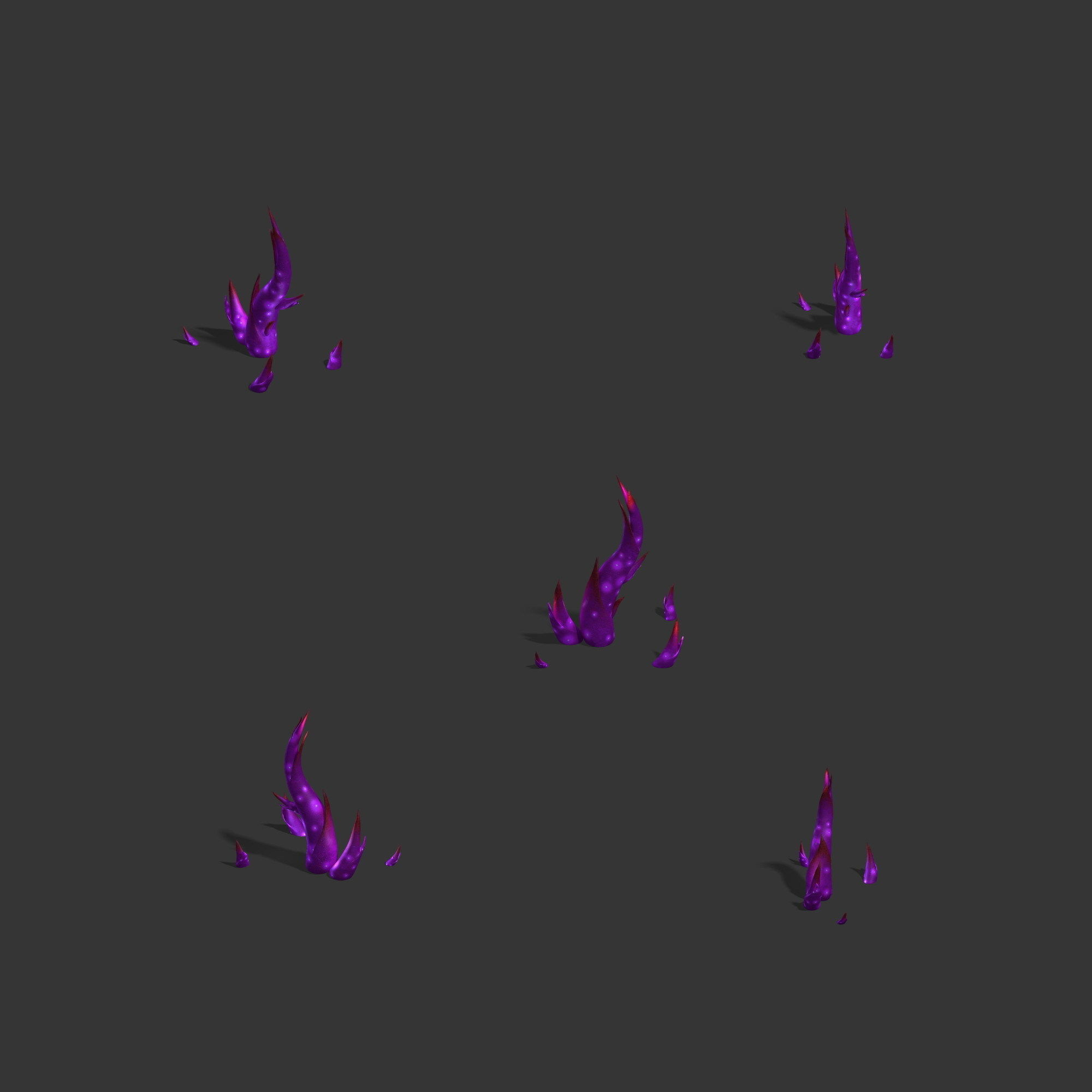 Magic territory - plant 02 3D model_1