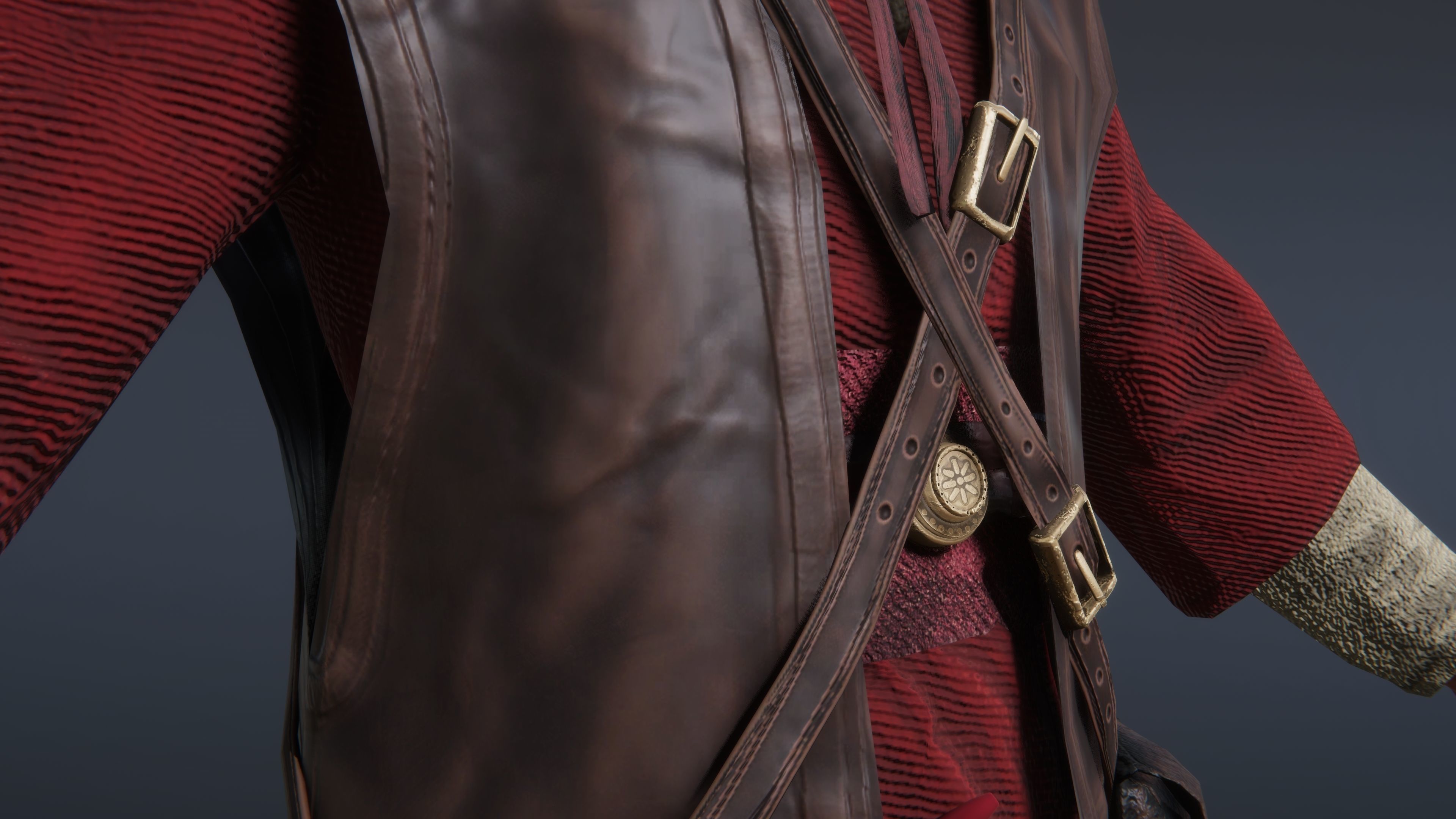 Medieval European Pirate Warriors Low-poly 3D model_8