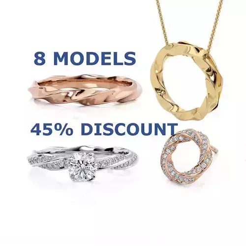 Jewelry Spiralle Collection of printable models 