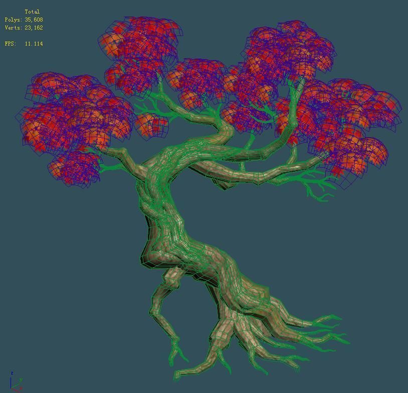 Forest - Maple Tree 12 3D model_2
