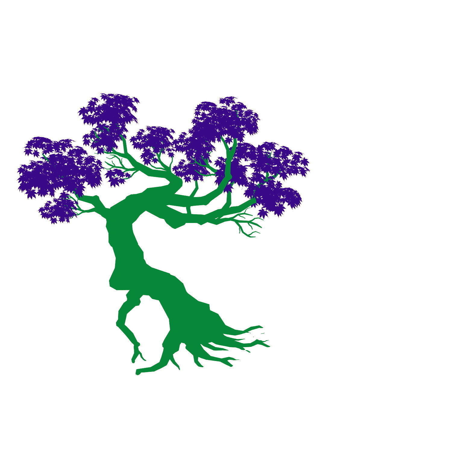 Forest - Maple Tree 12 3D model_6