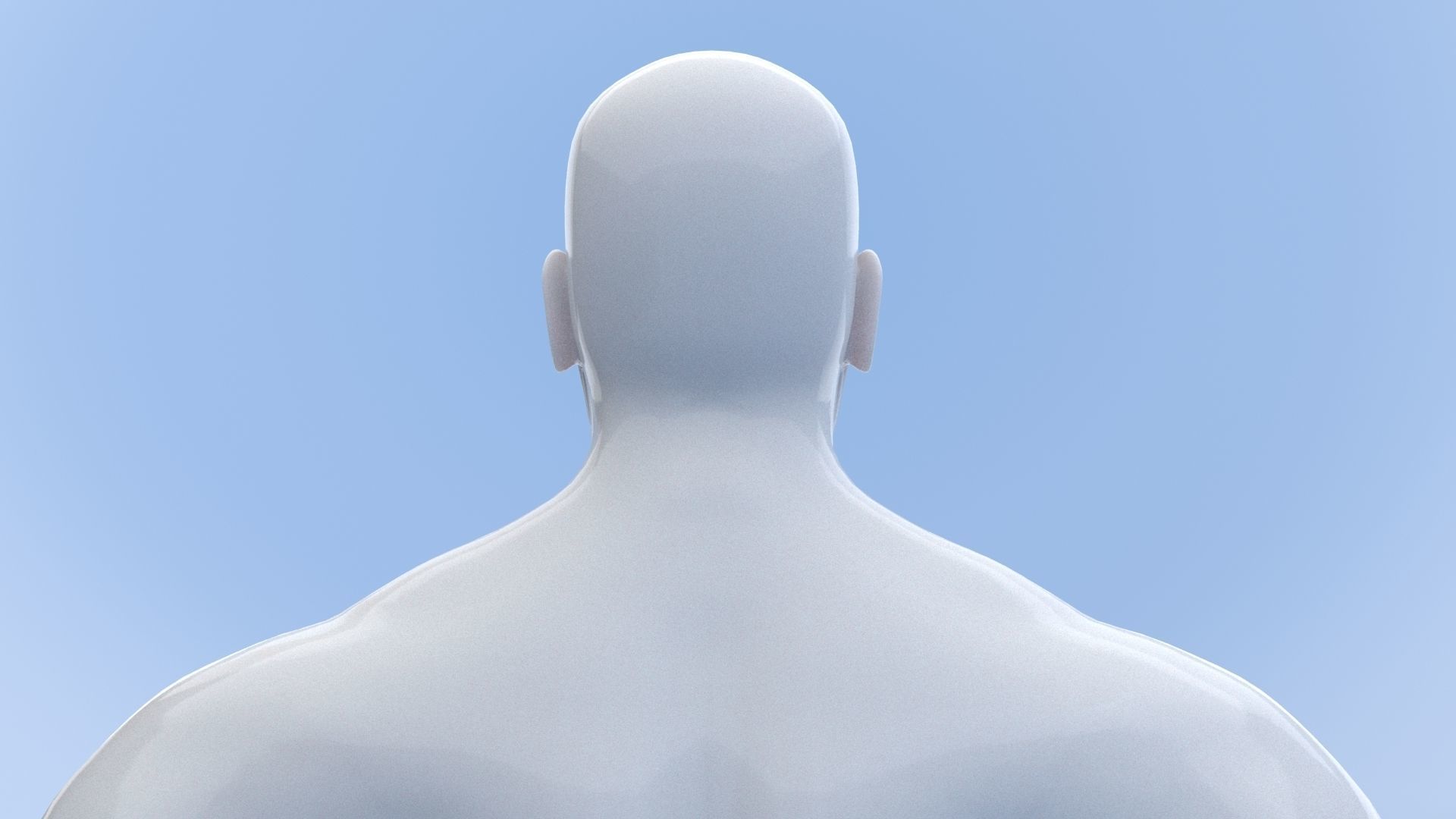 Male Base Mesh Low-poly 3D model_28