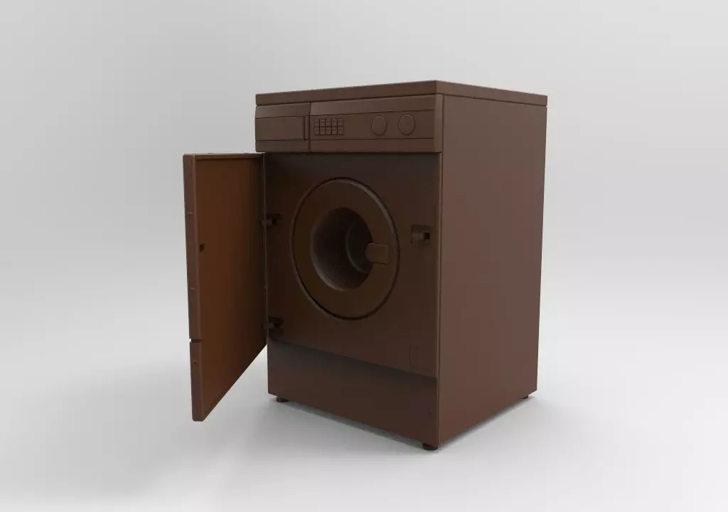washing machine 3D print model_0