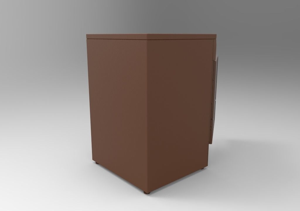 washing machine 3D print model_4