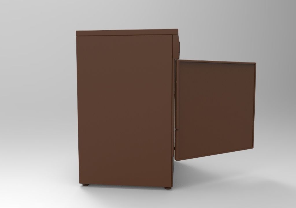 washing machine 3D print model_3