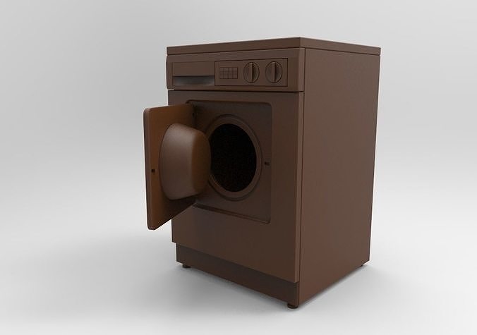 washing machine mod1 3D print model