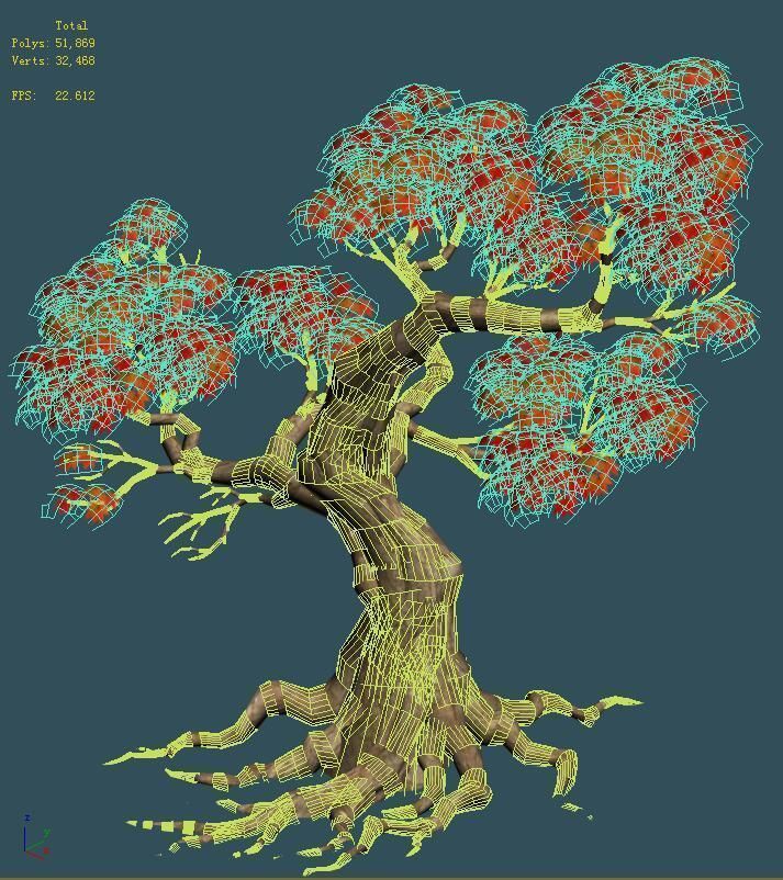 Forest - Maple Tree 18 3D model_6