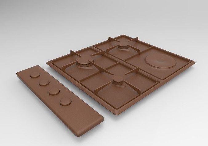 kitchen stove mod1 3D print model