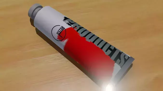 Color Tube Free low-poly 3D model