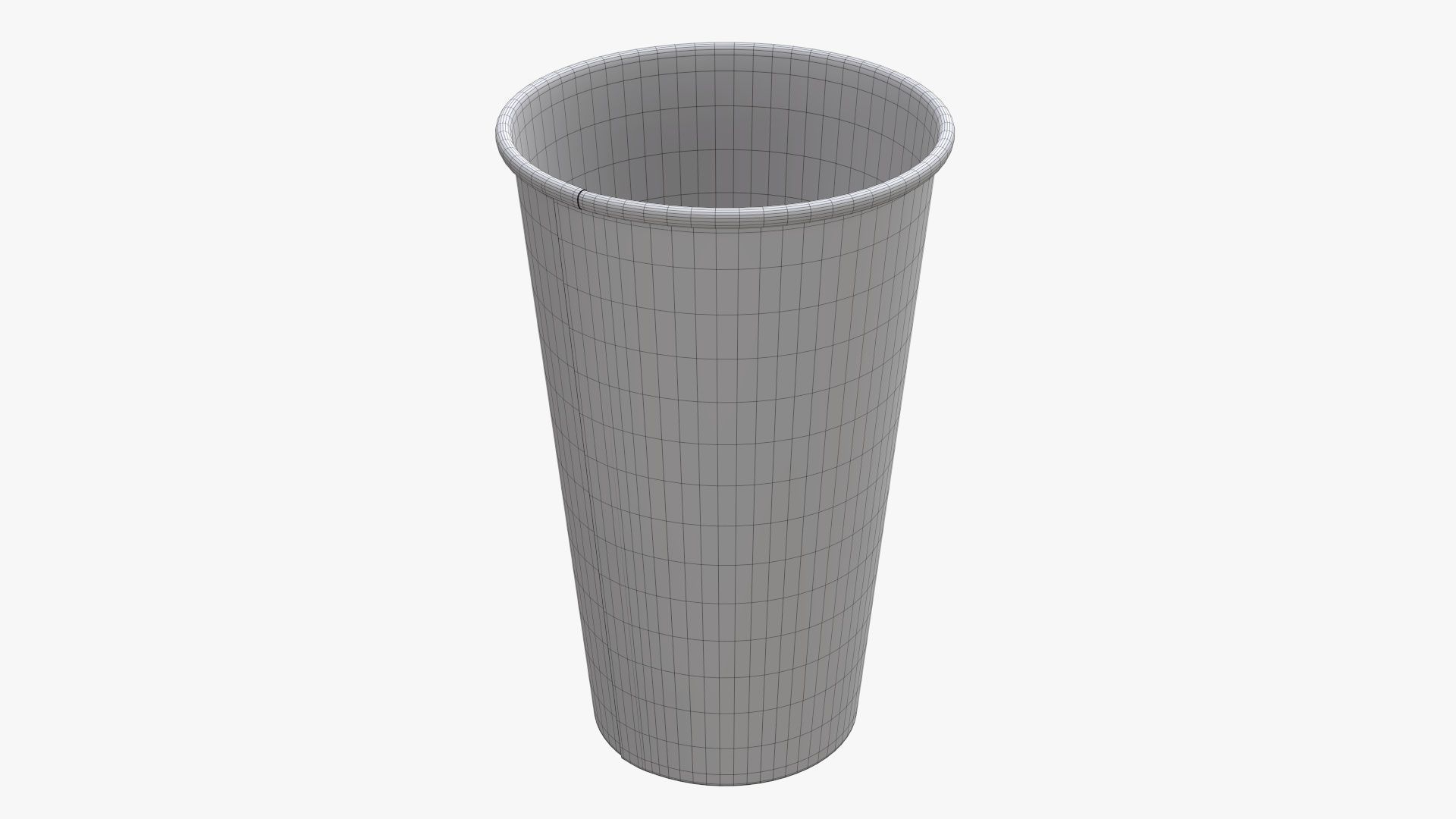 Recycled paper coffee cup lid and holder 01 3D model_12