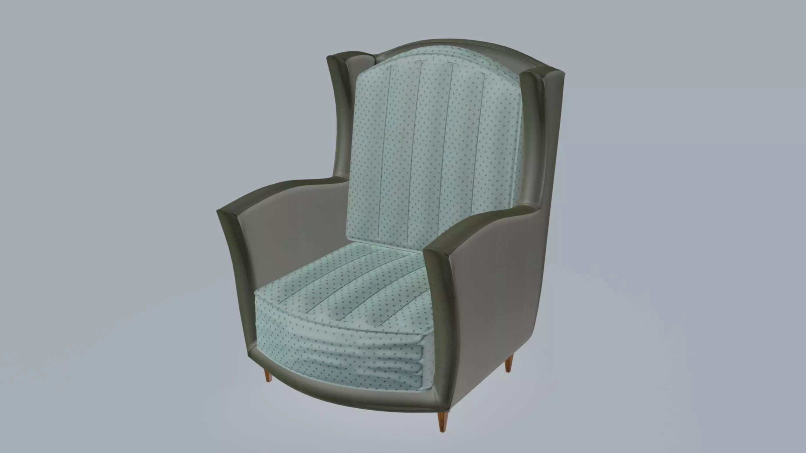 Torino Armchair 3D model_0