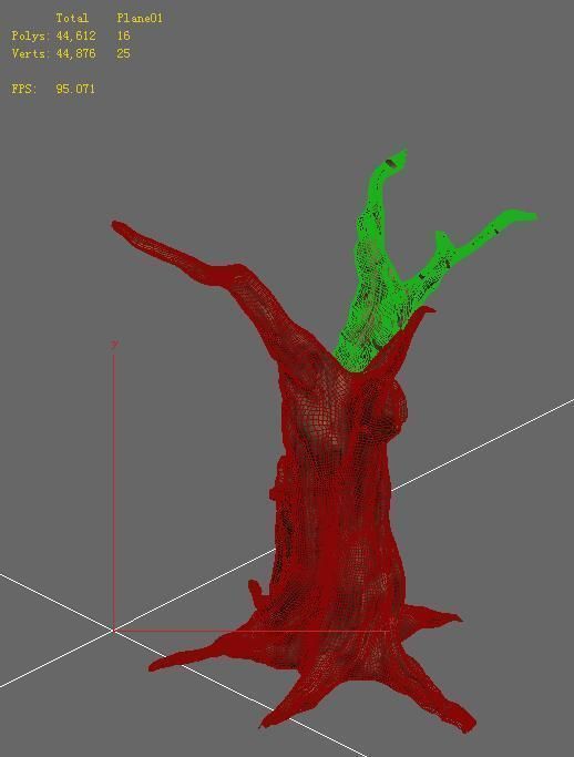 Desert - dead tree 13 3D model_3