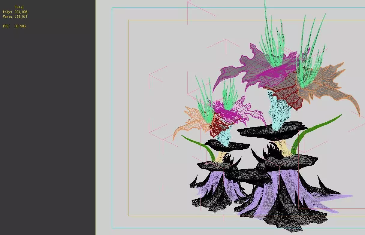 Game Models - Plants in the Desert 3D model_0