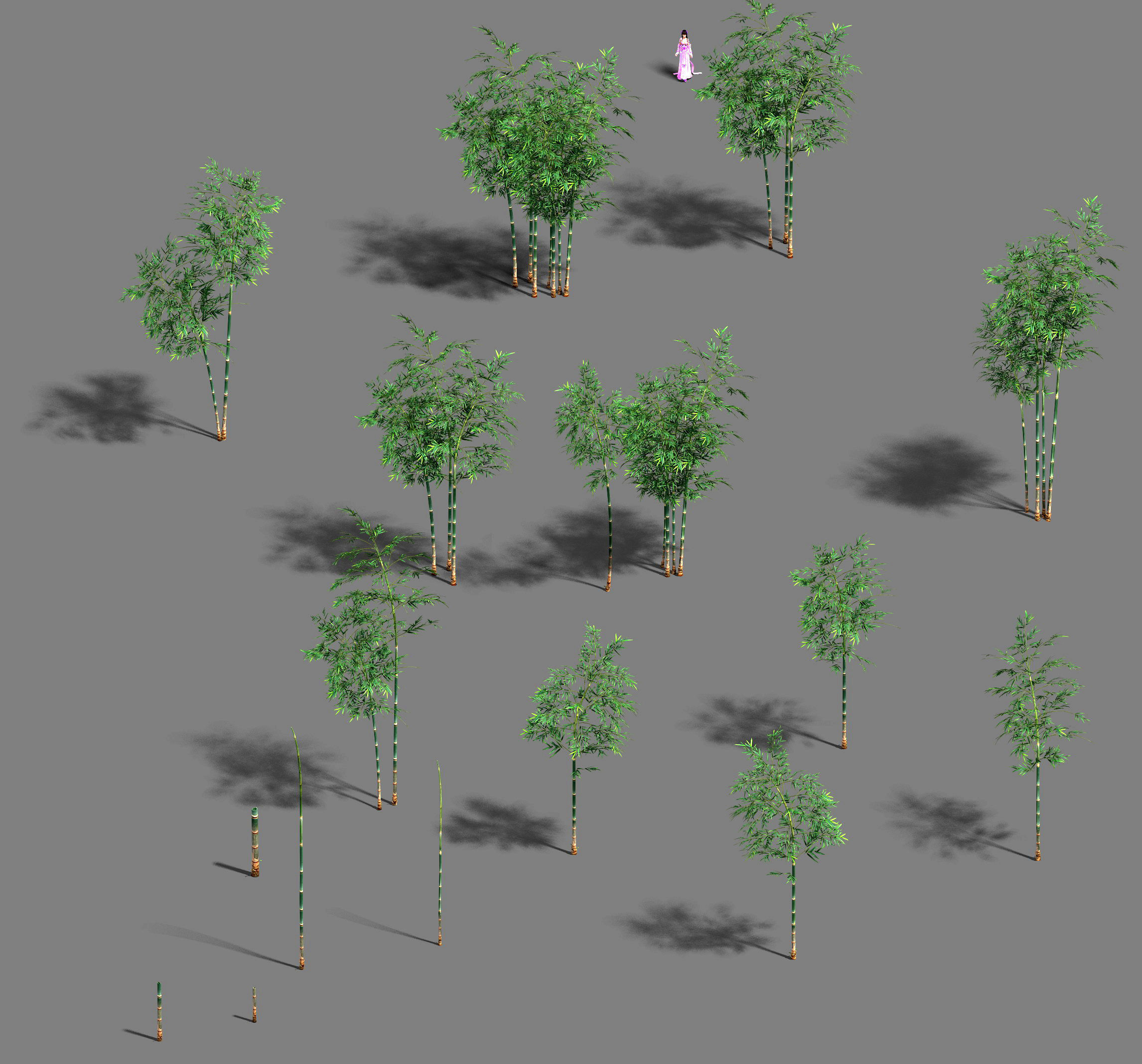 Woods - Bamboo 02 3D model_1
