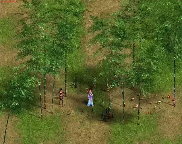 Woods - Bamboo 02 3D model