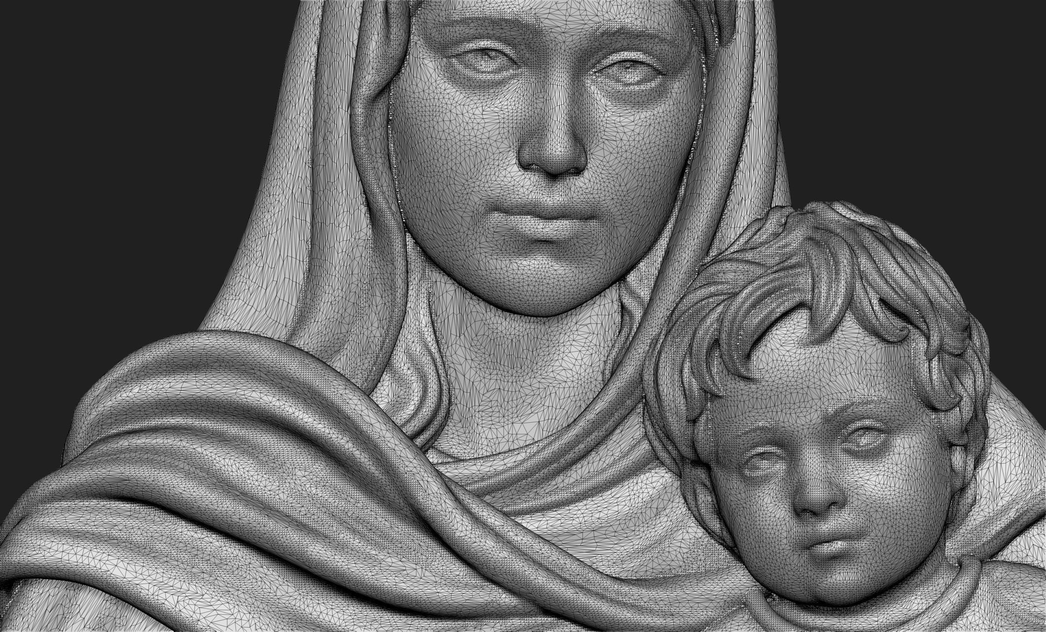 Virgen Del Carmen 3D Model Collection_11