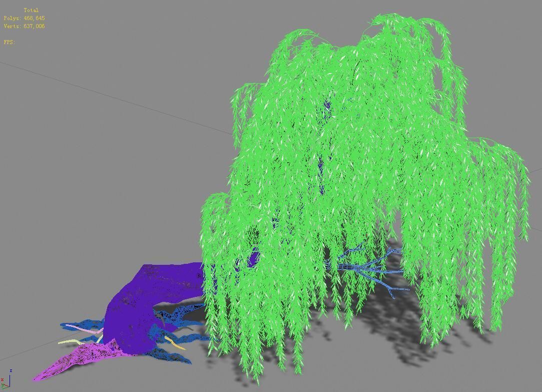 Trees - Biluo Trees 02 3D model_4