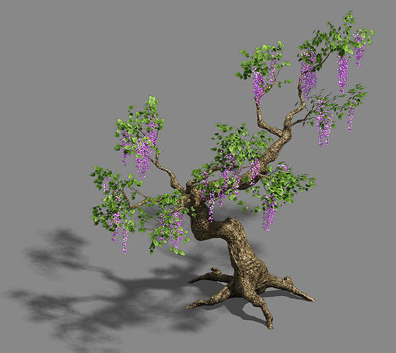 Trees - Purple Trees 3D model