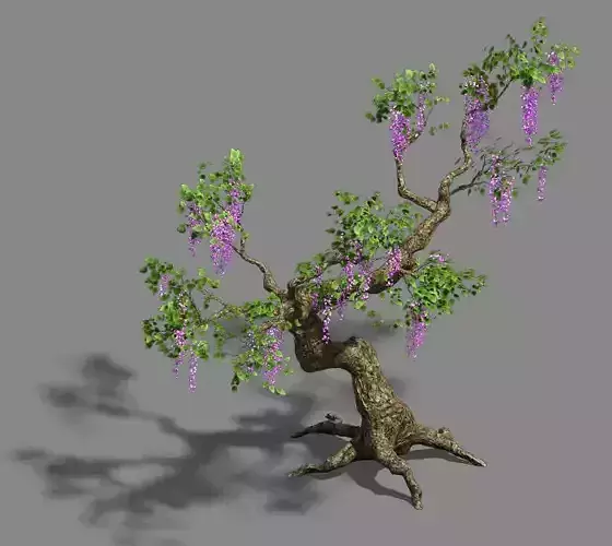 Trees - Purple Trees 3D model