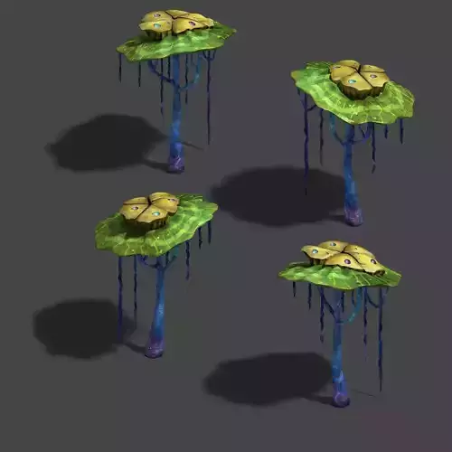 Water cloud Ze - plant - strange mushroom