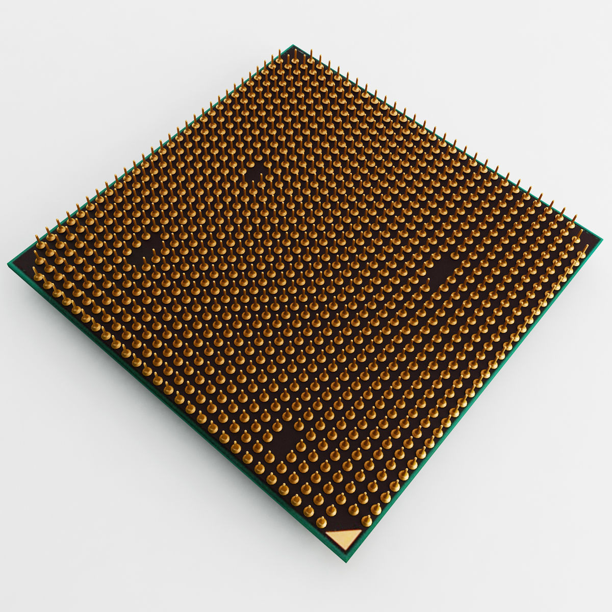 AMD Phenom II Cpu 3D model_1