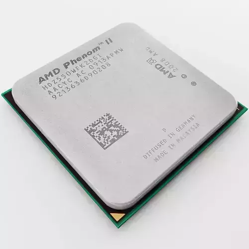 AMD Phenom II Cpu 3D model