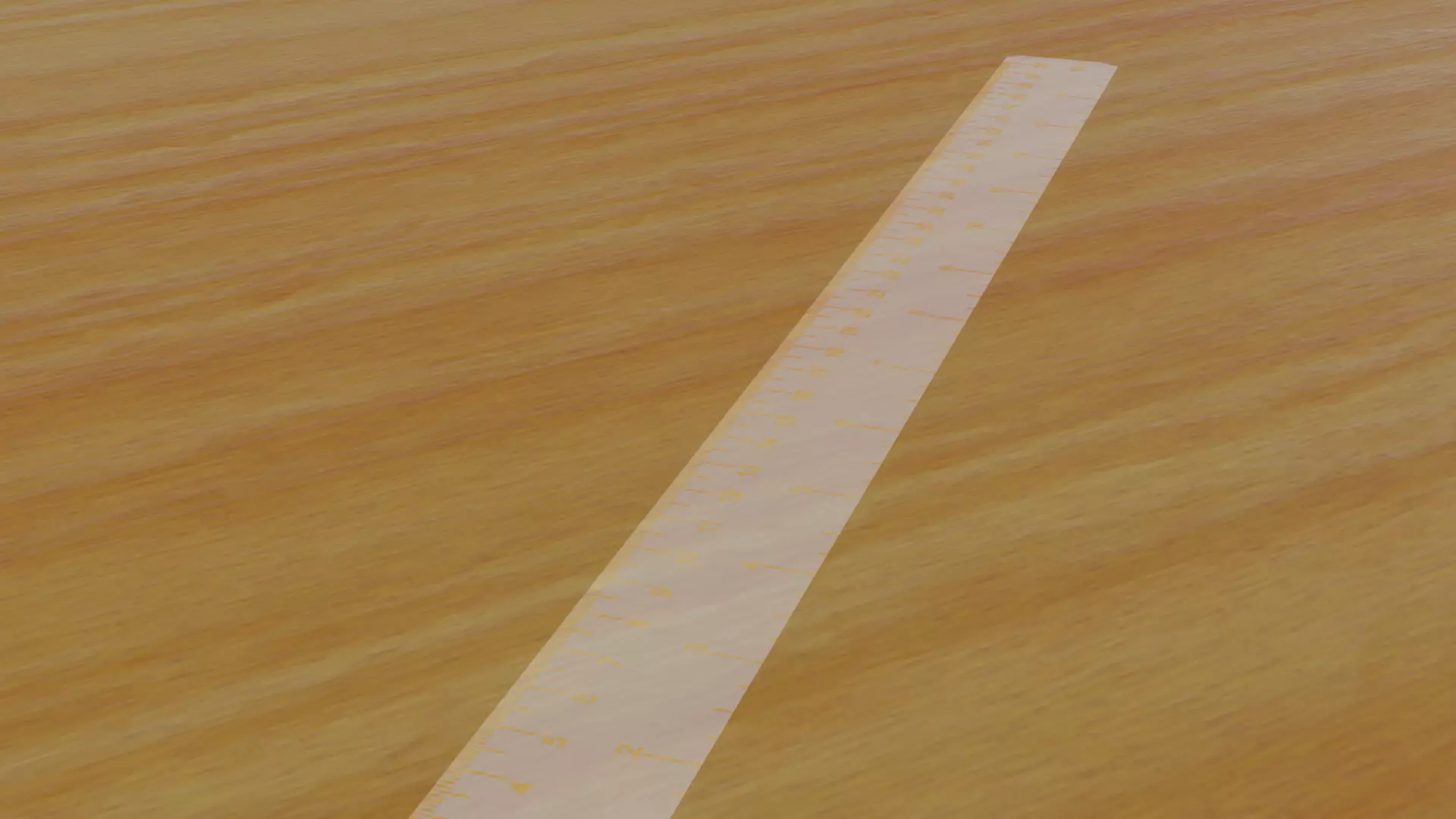 Ruler for Blender Free low-poly 3D model
