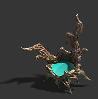 Xinshoucun - root - light 3D model