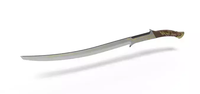 Hadhafang Sword of Princess Arwen from The Lord of the Rings 3D print model
