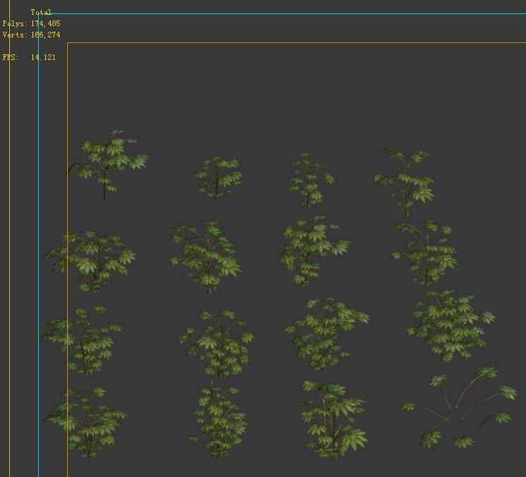 Wild plants - flowers 06 3D model_2