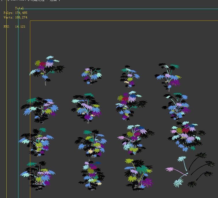 Wild plants - flowers 06 3D model_3