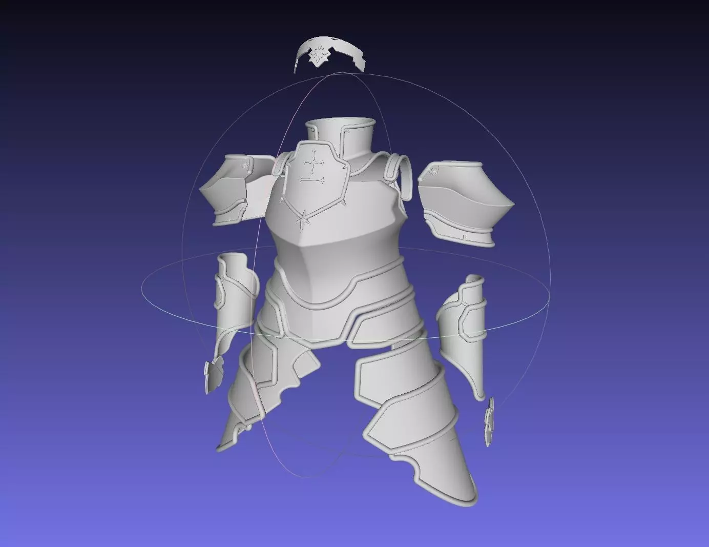 Sword Art Online Alicization Integrity Knight Armor Set 3D print model