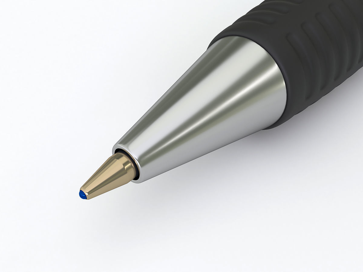 Ballpoint Pen 3D model_2