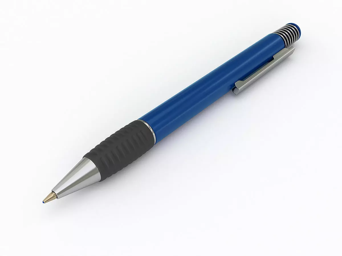 Ballpoint Pen 3D model_0