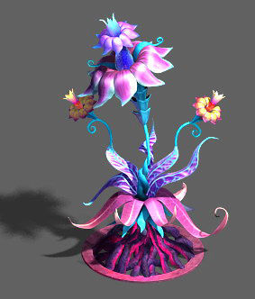 Plant growth process - look cypress 3D model_1