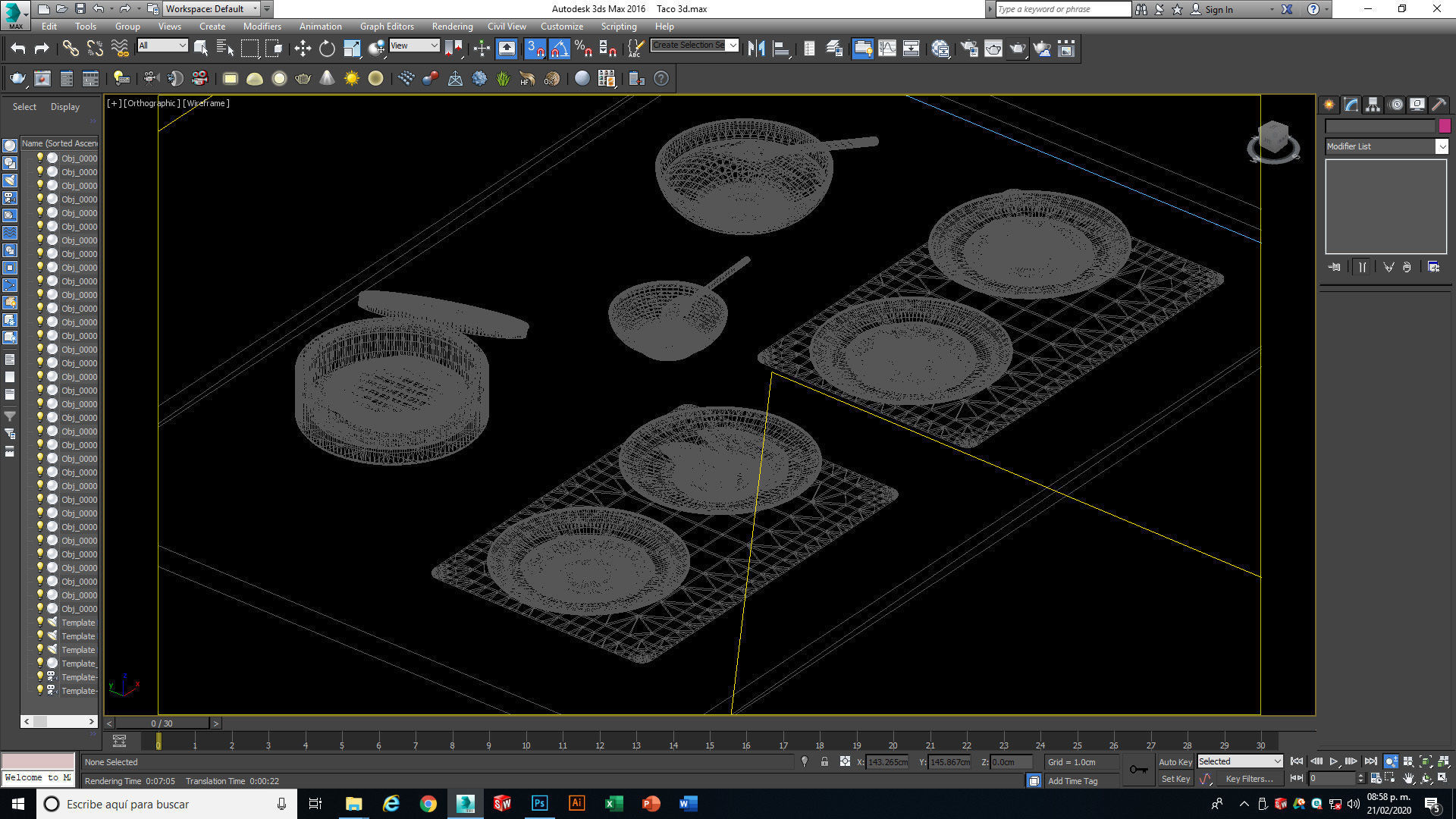 Mexican Tacos and Quesadillas Real maps Low-poly 3D model_23