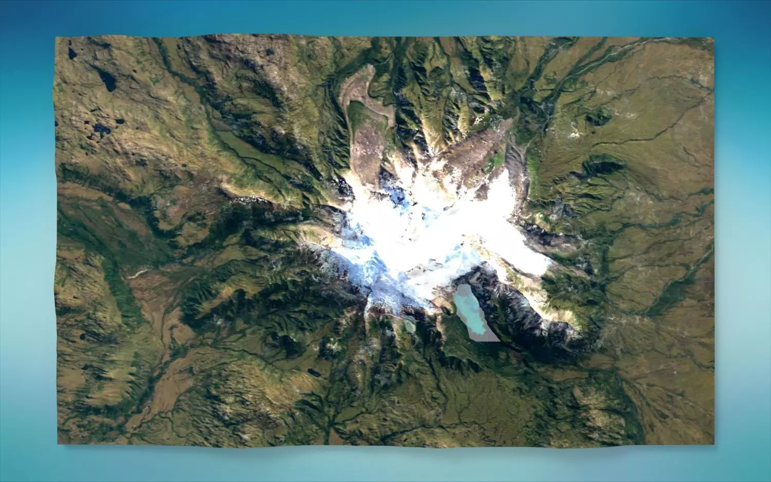 Mountain landscape 3D model