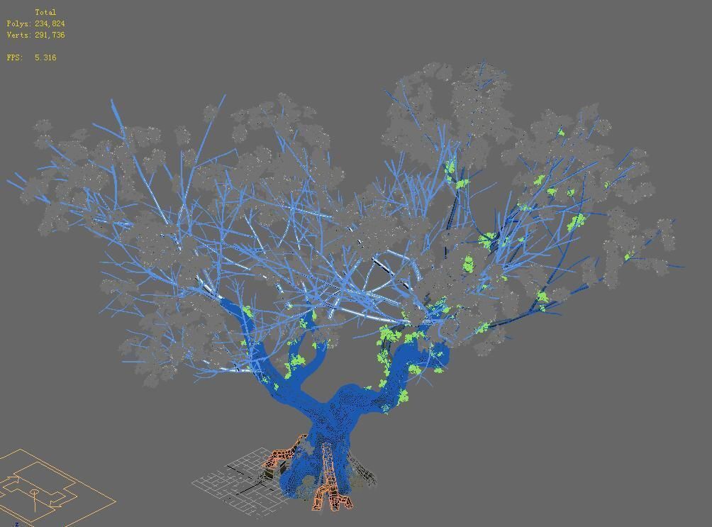 Plant - pear tree 3D model_6