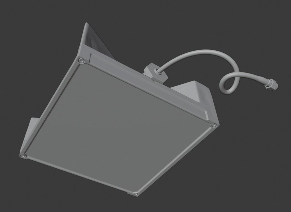 milatary radio Low-poly 3D model_16