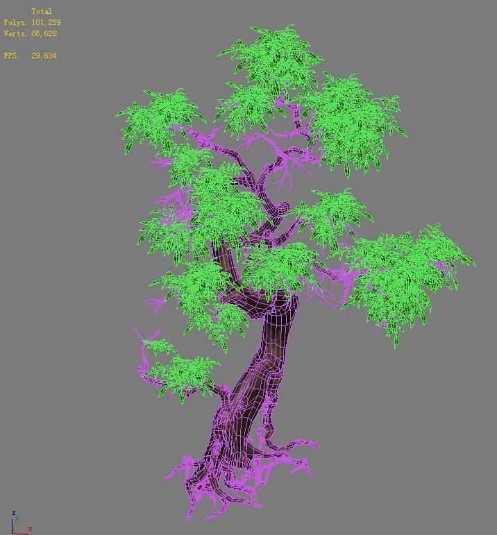 Plant - Green Tree 2 3D model_5